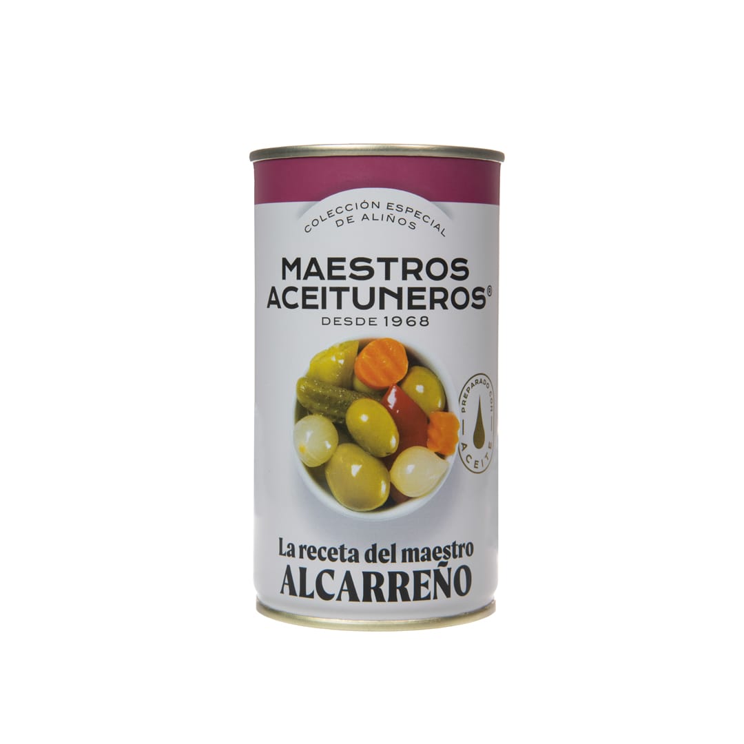 59991_Alyvuogių ir daržovių assorti MAESTROS ACEITUNEROS ALCARRENO marinate 350g-min