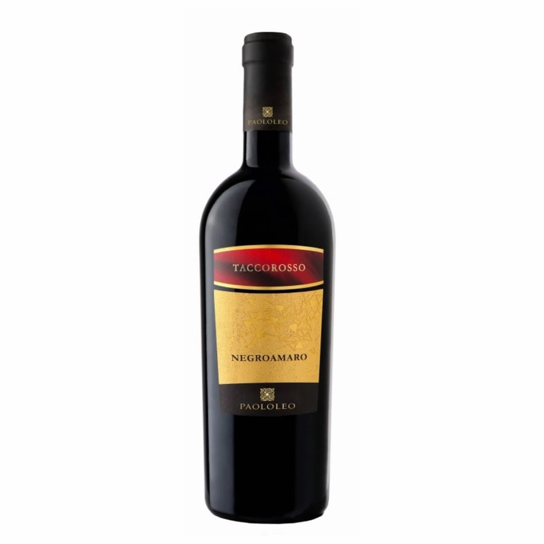 200322_Vynas skvn PAOLOLEO Taccorosso Negroamaro IGP Rosso Dry 0,75l-min