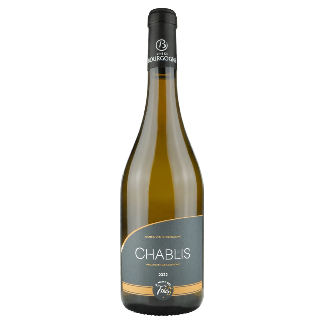 200427_Vynas skvn DOMAIN DES TROIS V Chablis AOC Blanc dry 0,75l GL-min