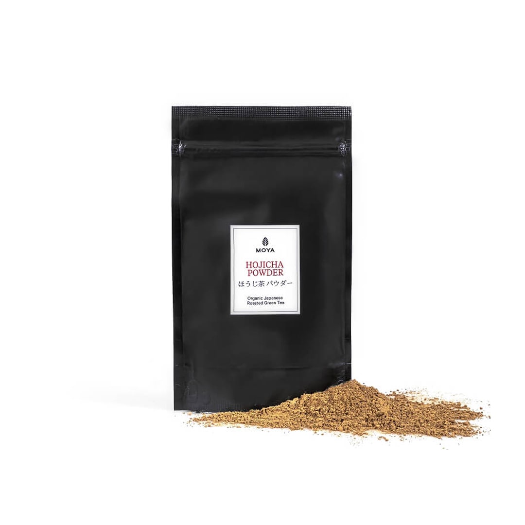 60462_Žalioji skrudinta MOYA arbata HOJICHA milteliai zip pack 100g-min